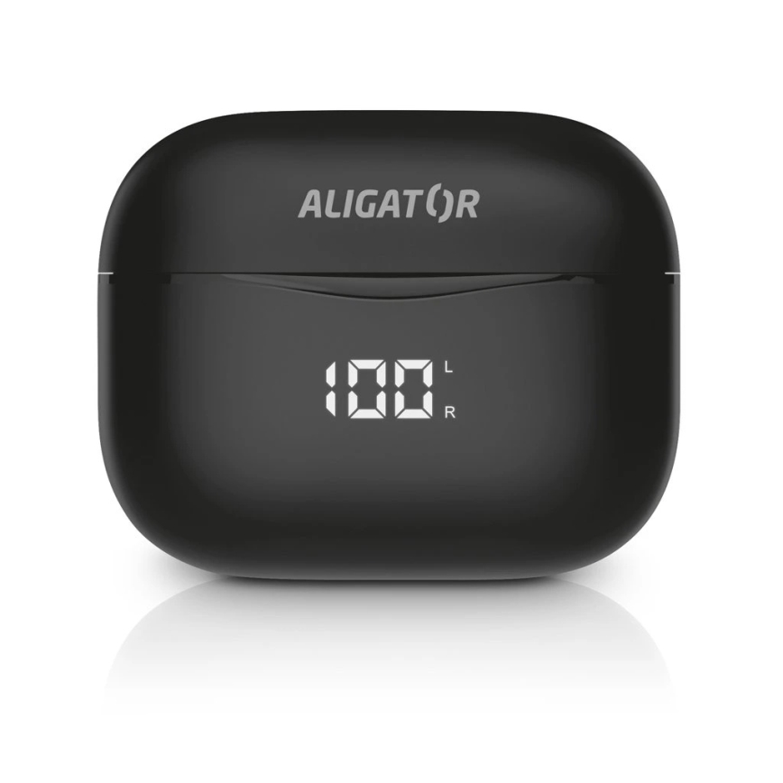 Aligator TWS06 - Langattomat kuulokkeet Pods PRO 3 200 mAh + 2x 30 mAh musta
