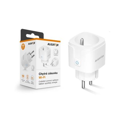Aligator WAL001 - Älypistorasia 3680W/230V/Tyyppi E/16A Wi-Fi Tuya