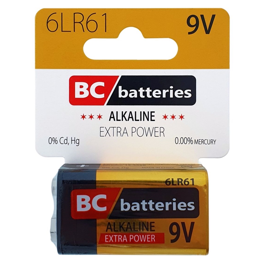 Alkaliparisto 6LR61 EXTRA POWER 9V