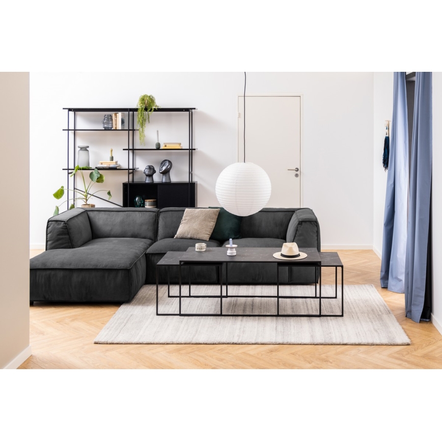 ALMA 3-osainen antrasiitin värinen sohvapöytäsarja