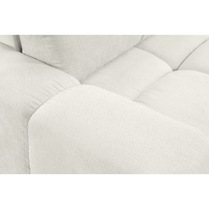 Vuodesohva, verhoiltu, kolmen istuttava, säilytystilalla ALMADA beige