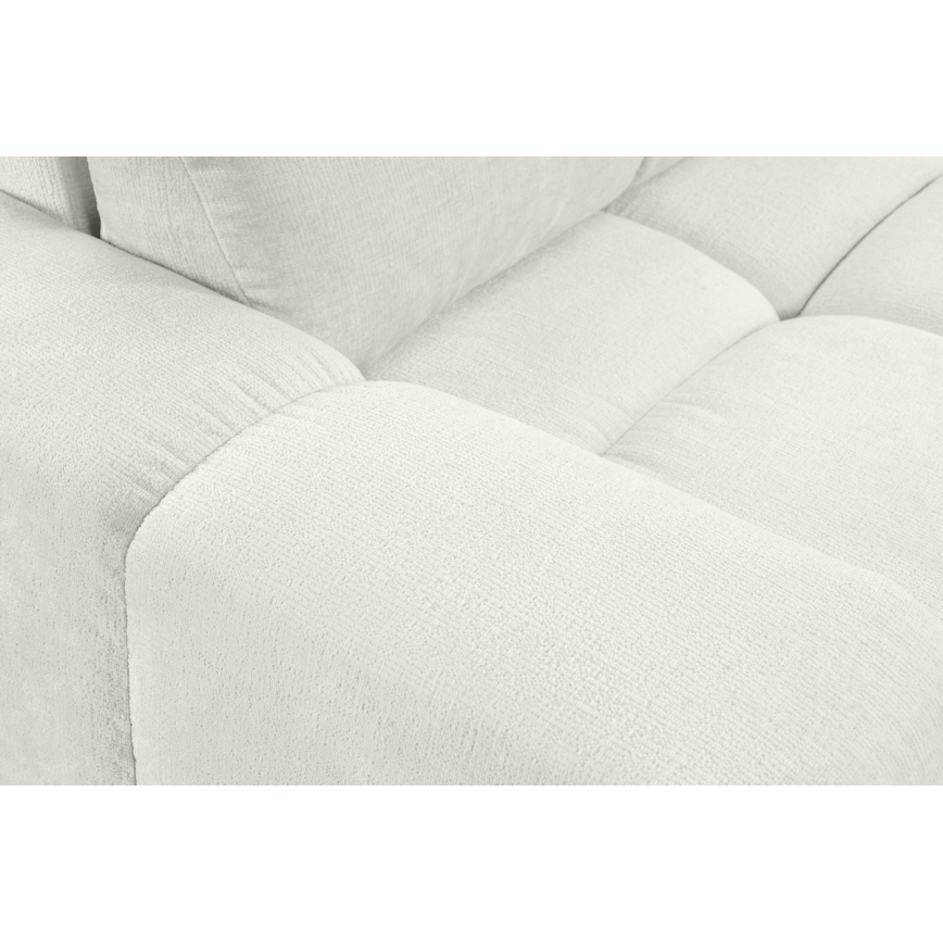 Vuodesohva, verhoiltu, kolmen istuttava, säilytystilalla ALMADA beige