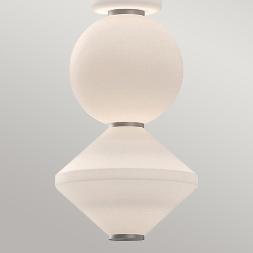 Alora Mood - BIJOU LED - riippuvalaisin vaijerilla LED/20W/230V 3000K mattakromi