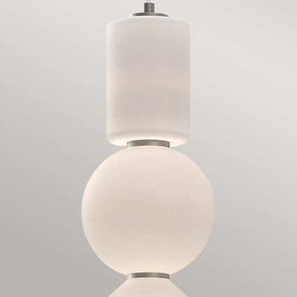 Alora Mood - BIJOU LED - riippuvalaisin vaijerilla LED/20W/230V 3000K mattakromi