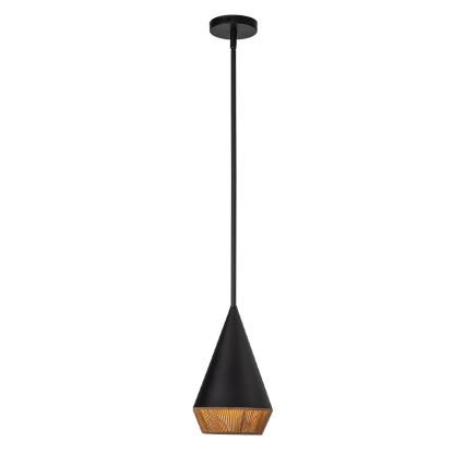 Alora Mood - DAPHNE kattovalaisin varrella 1xE27/60W/230V Ø 18,1 cm, musta/ruskea