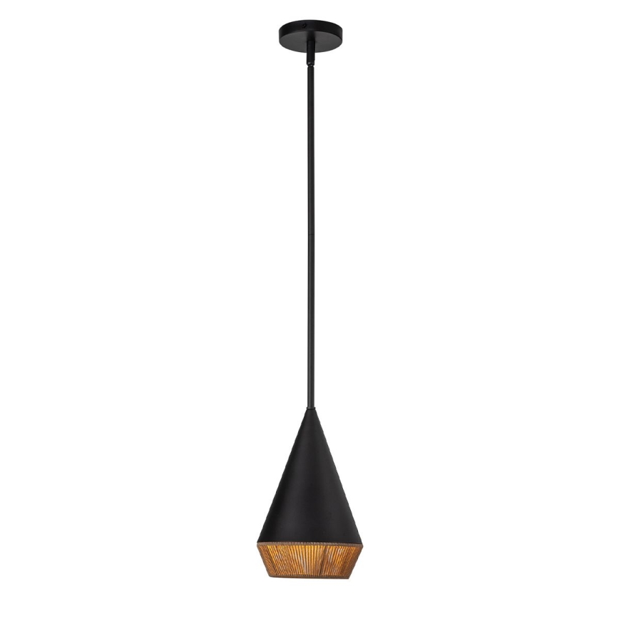 Alora Mood - DAPHNE kattovalaisin varrella 1xE27/60W/230V Ø 18,1 cm, musta/ruskea