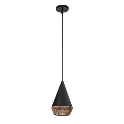 Alora Mood - DAPHNE kattovalaisin varrella 1xE27/60W/230V Ø 18,1 cm, musta/ruskea