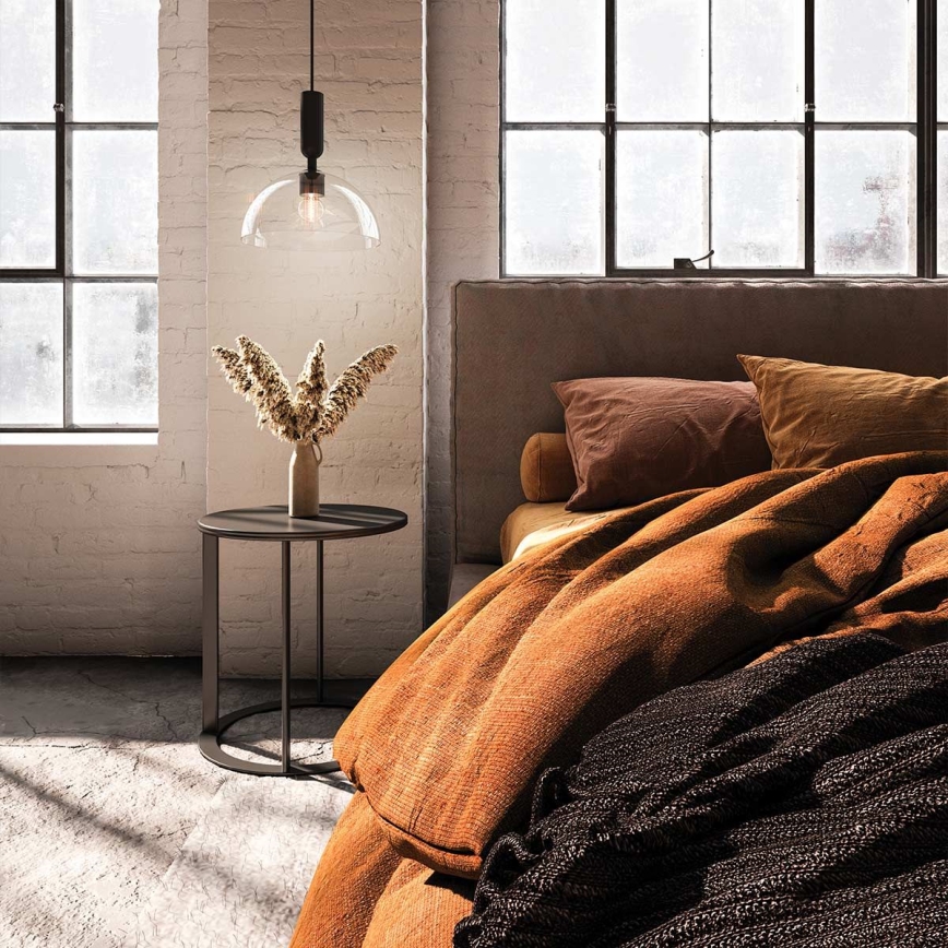 Alora Mood - Varrellinen kattovalaisin JUDE 1xE27/60W/230V musta