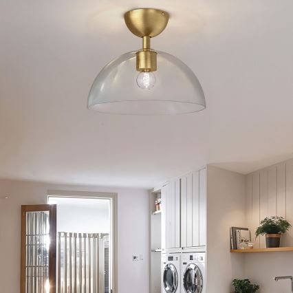 Alora Mood - Kattovalo JUDE 1xE27/60W/230V halkaisija 30,5 cm messinki