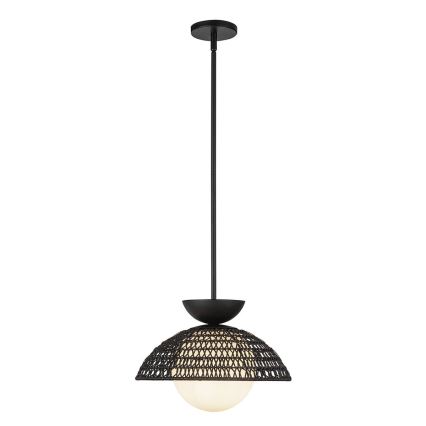 Alora Mood - PERTH kattovalaisin varrella 1xE27/60W/230V Ø 37,5 cm musta