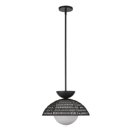 Alora Mood - PERTH kattovalaisin varrella 1xE27/60W/230V Ø 37,5 cm musta