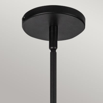 Alora Mood - PERTH kattovalaisin varrella 1xE27/60W/230V Ø 37,5 cm musta