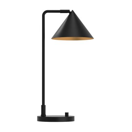 Alora Mood - Pöytälamppu REMYCK 1xE27/60W/230V musta