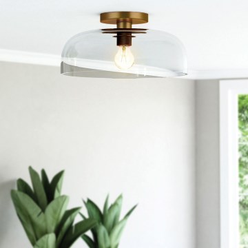 Alora Mood ALM-SYLVIA-SF-BG-CL - SYLVIA-kattovalaisin 1xE27/60W/230V kultainen