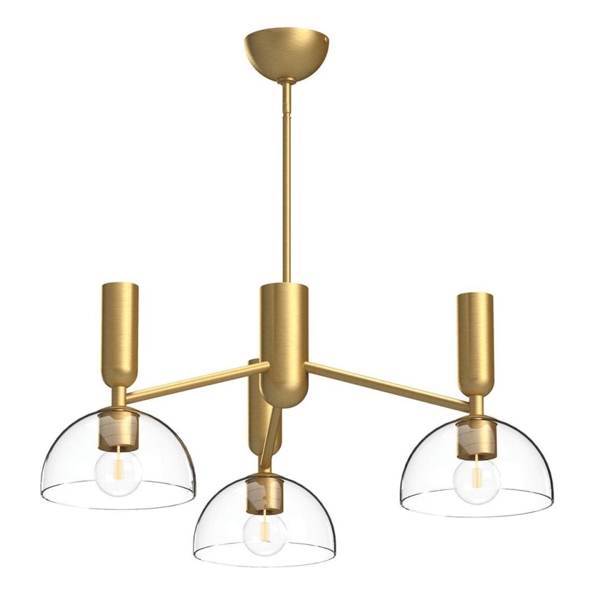 Alora Mood - Riippukattokruunu JUDE 3xE27/60W/230V halkaisija 96,8 cm messinki