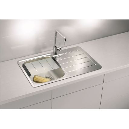 ALVEUS 1069147 - Keittiön pesuallas LINE 79x50 cm matta teräs/satiini