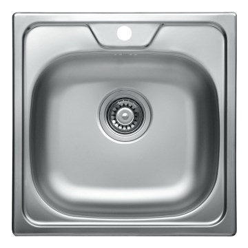 ALVEUS 1074634 - Keittiön pesuallas ALLUX 48x48 cm matta teräs/satiini