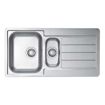 ALVEUS 1082440 - Keittiön pesuallas LINE 98x50 cm matta teräs/satiini