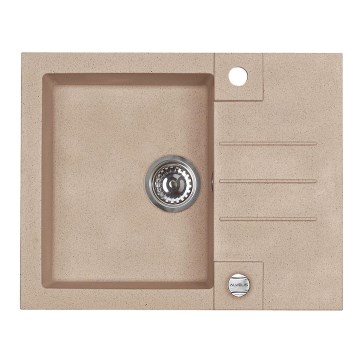 ALVEUS 1090950 - Keittiön pesuallas ROCK 59,5x47,5 cm graniitti/beige