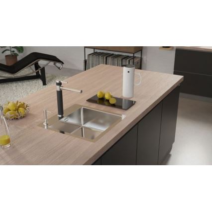 ALVEUS 1103609 - Keittiön pesuallas PURE 52,5x51,5 cm satiini