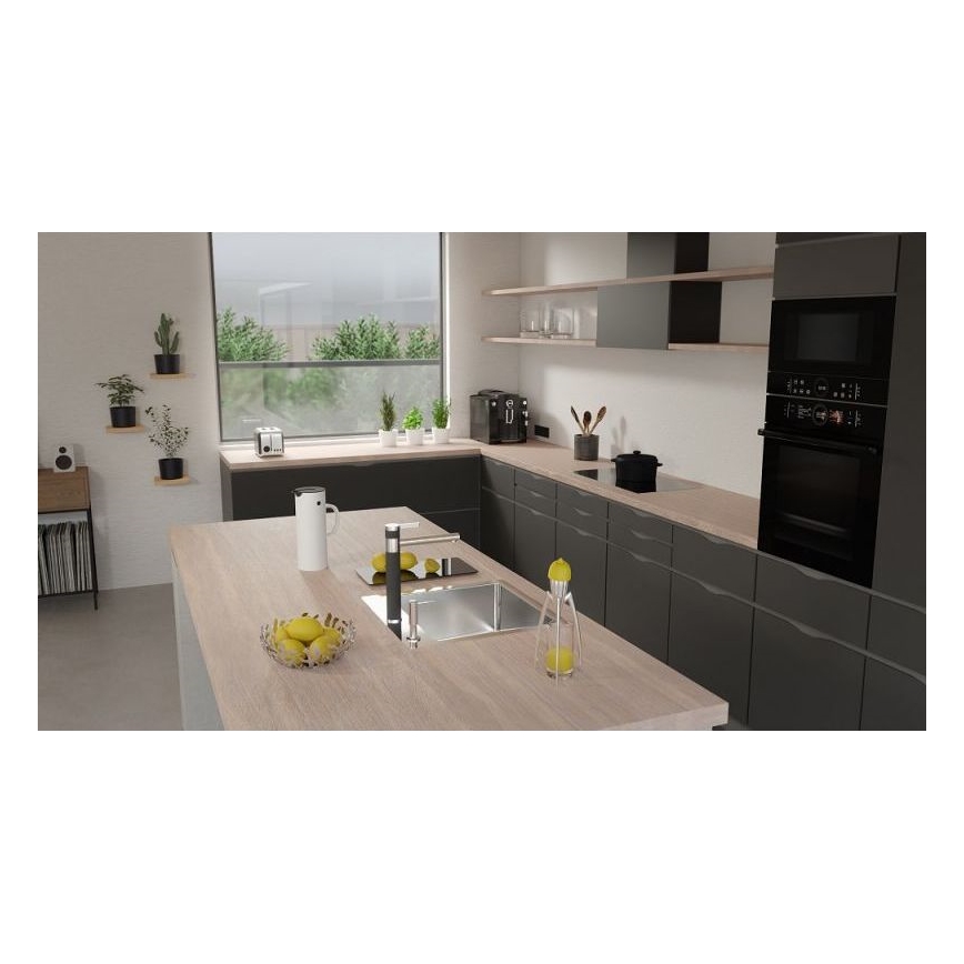 ALVEUS 1103609 - Keittiön pesuallas PURE 52,5x51,5 cm satiini