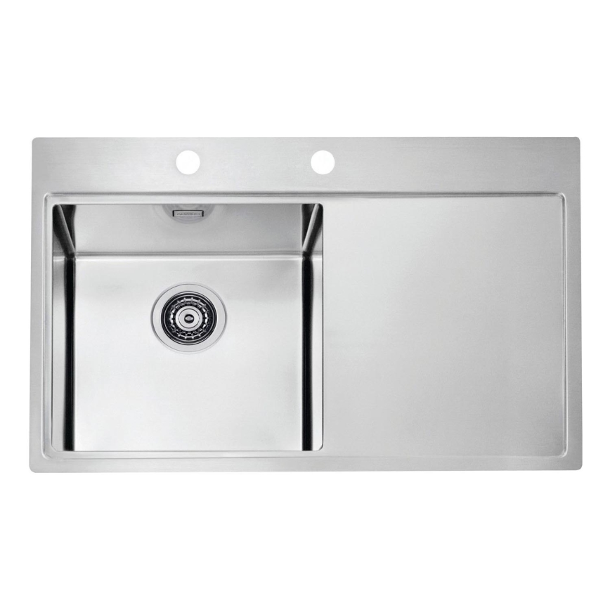 ALVEUS 1103610 - Keittiön pesuallas PURE 79x52,5 cm satin, vasen