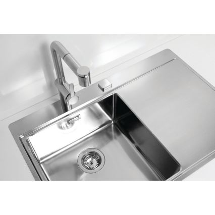 ALVEUS 1103610 - Keittiön pesuallas PURE 79x52,5 cm satin, vasen