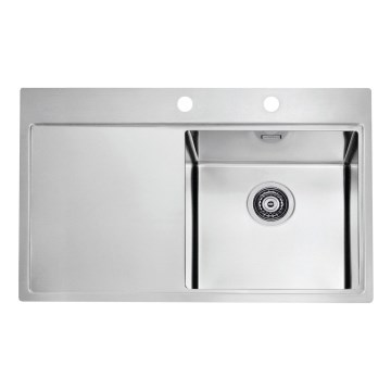 ALVEUS 1103651 - Keittiön pesuallas PURE 79x52,5 cm satin, oikea