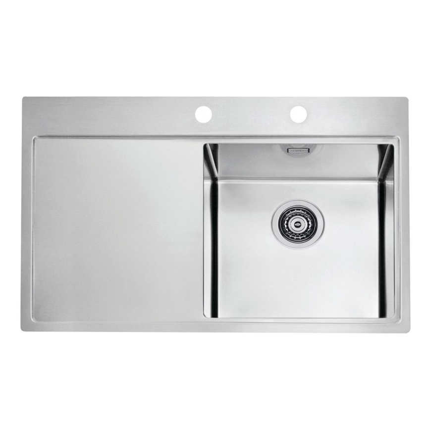 ALVEUS 1103651 - Keittiön pesuallas PURE 79x52,5 cm satin, oikea