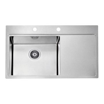 ALVEUS 1103652 - Keittiön pesuallas PURE 86x52,5 cm satin, vasen