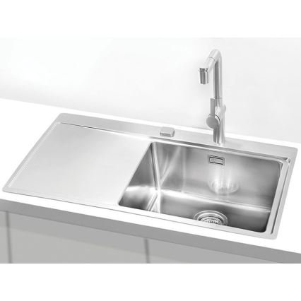 ALVEUS 1103653 - Keittiön pesuallas PURE 86x52,5 cm satin, oikea