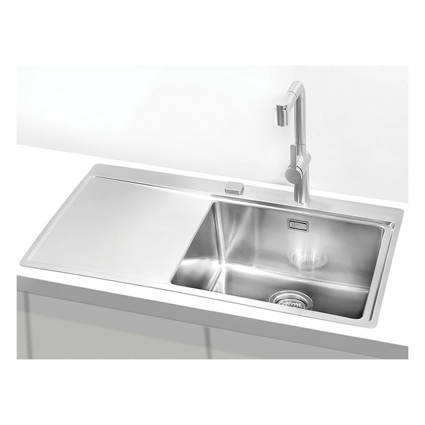 ALVEUS 1103653 - Keittiön pesuallas PURE 86x52,5 cm satin, oikea