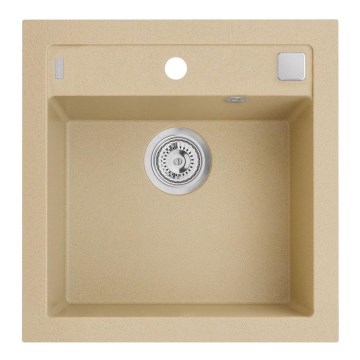 ALVEUS 1107889 - Keittiön pesuallas FORMIC 52x51 cm graniitti/beige