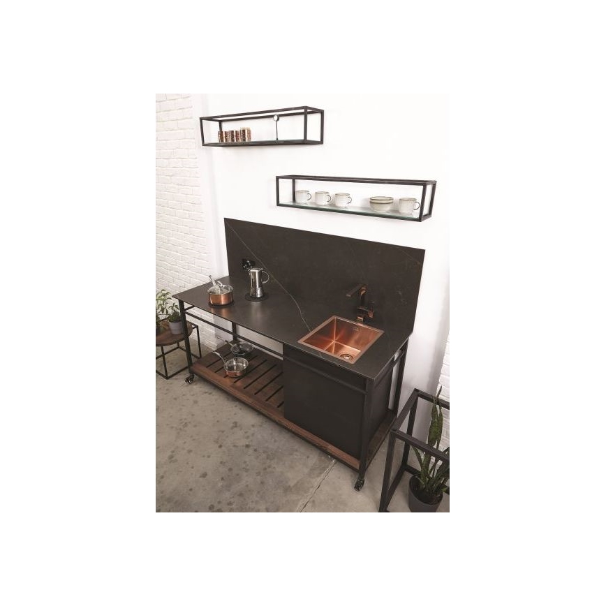 ALVEUS 1122689 - Keittiön pesuallas QUADRIX 45x45 cm monarch kupari