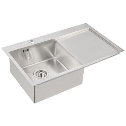 ALVEUS 1124384 - Keittiön pesuallas QUARTO 78x48 cm satiini