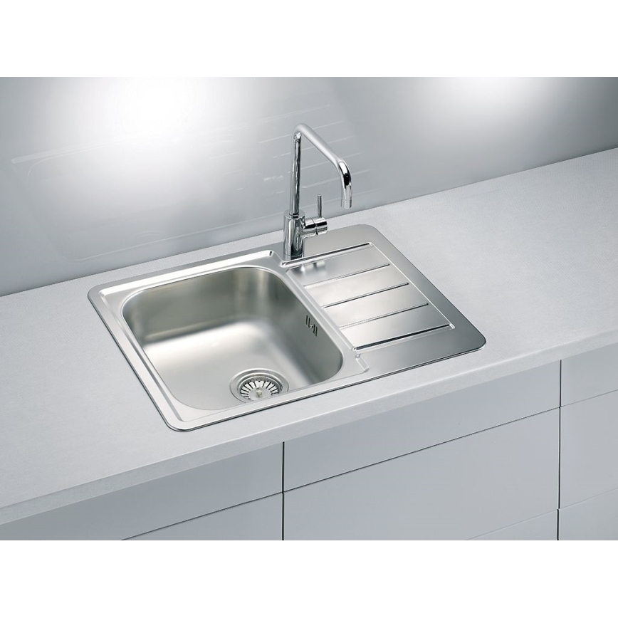 ALVEUS 1125356 - Keittiön pesuallas LINE 61,5x50 cm matta teräs/satiini