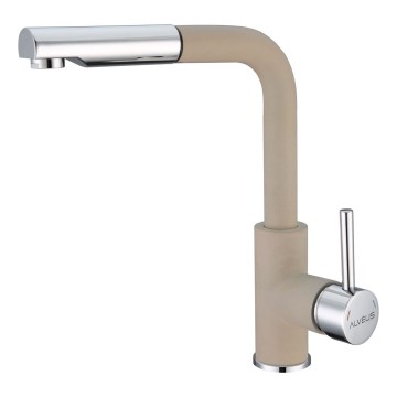 ALVEUS 1129045 - Tiskihana ulosvedettävällä ruiskulla SIROS 29,7 cm graniitti/beige