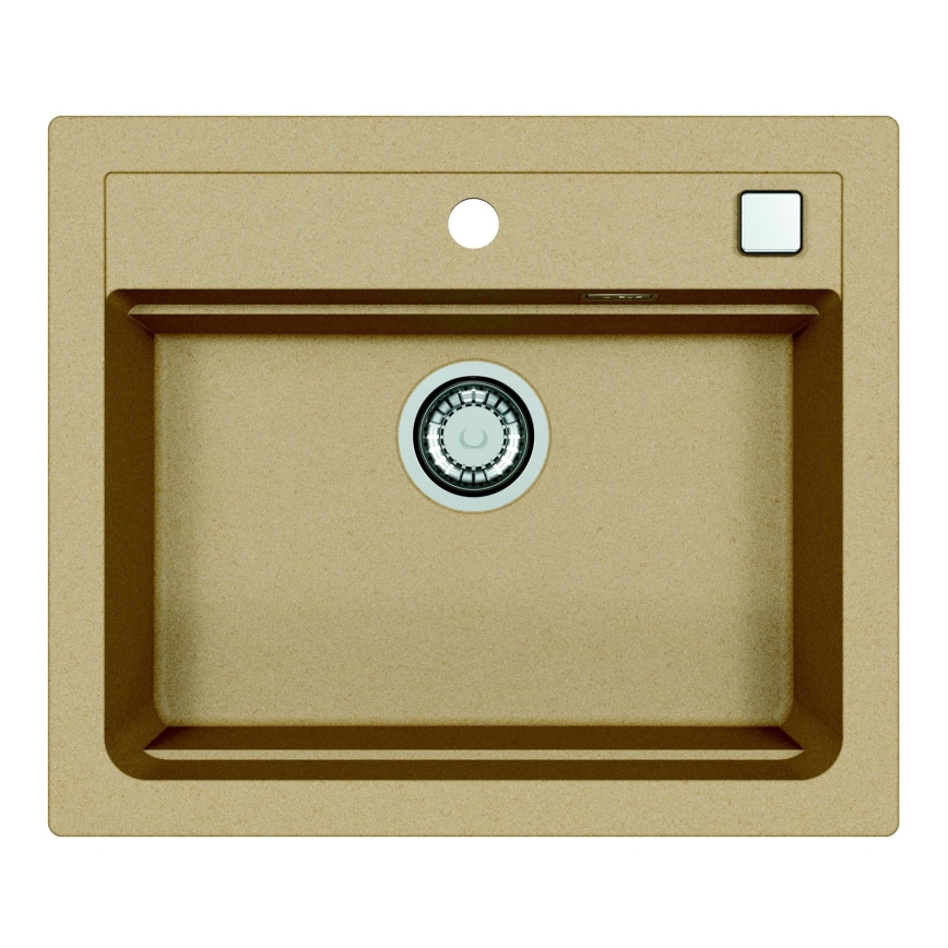 ALVEUS 1131994 - Keittiön pesuallas ATROX 59x50 cm graniitti/beige