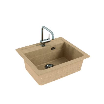 ALVEUS 1131994 - Keittiön pesuallas ATROX 59x50 cm graniitti/beige
