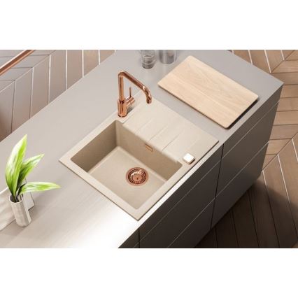 ALVEUS 1132019 - Keittiön pesuallas CADIT 59x50 cm graniitti/beige