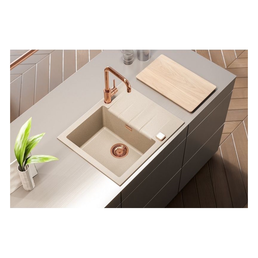 ALVEUS 1132019 - Keittiön pesuallas CADIT 59x50 cm graniitti/beige
