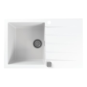 ALVEUS 1132022 - Keittiön pesuallas CADIT 79x50 cm graniitti/valkoinen