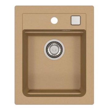 ALVEUS 1139769 - Keittiön pesuallas ATROX 50x40 cm graniitti/beige