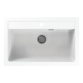 ALVEUS 1140443 - Keittiön pesuallas ATROX 79x50 cm graniitti/valkoinen