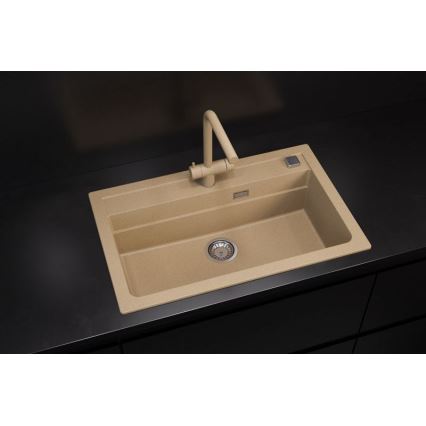 ALVEUS 1140445 - Keittiön pesuallas ATROX 79x50 cm graniitti/beige