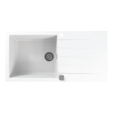 ALVEUS 1140594 - Keittiön pesuallas CADIT 100x50 cm graniitti/valkoinen