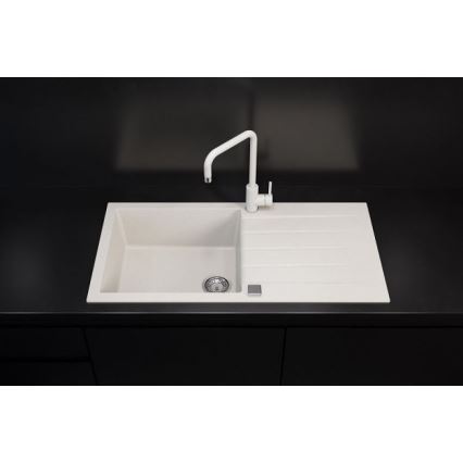 ALVEUS 1140594 - Keittiön pesuallas CADIT 100x50 cm graniitti/valkoinen