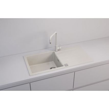 ALVEUS 1140594 - Keittiön pesuallas CADIT 100x50 cm graniitti/valkoinen