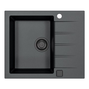 ALVEUS 1148158 - Keittiön pesuallas CADIT 59x50 cm graniitti/musta