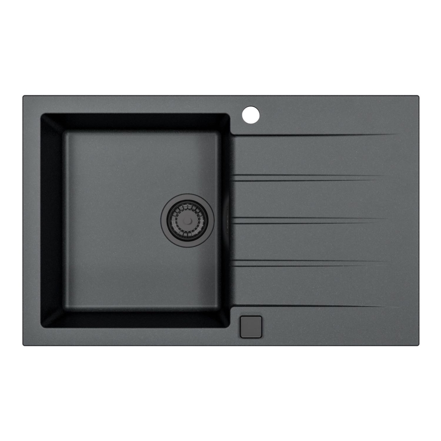 ALVEUS 1148159 - Keittiön pesuallas CADIT 79x50 cm graniitti/musta